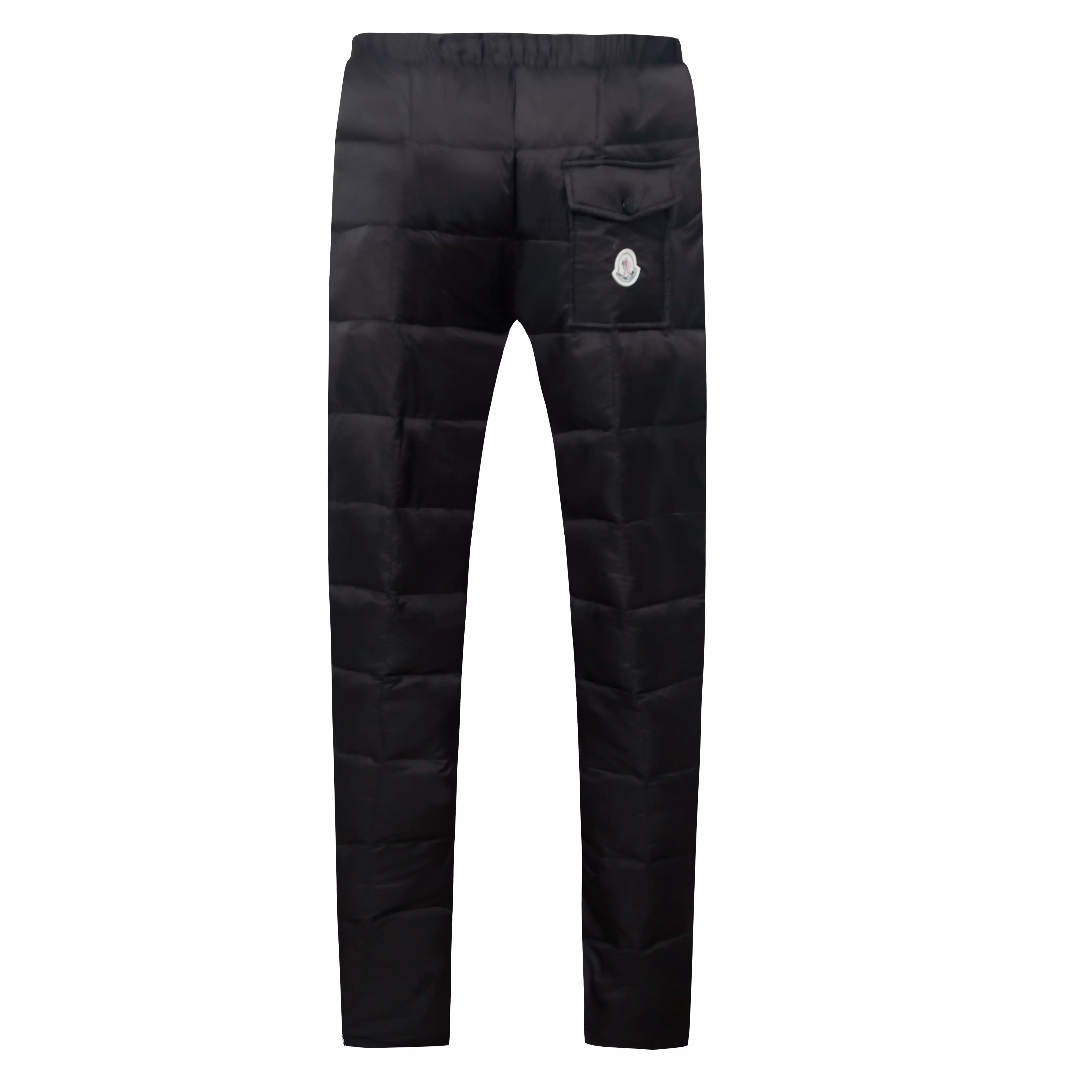 moncler pantalon slim en coton stretch trousers black